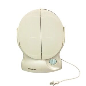 Vintage Revlon Lighted Makeup Mirror Trifold Vanity Flip Side Magnifying RV-964